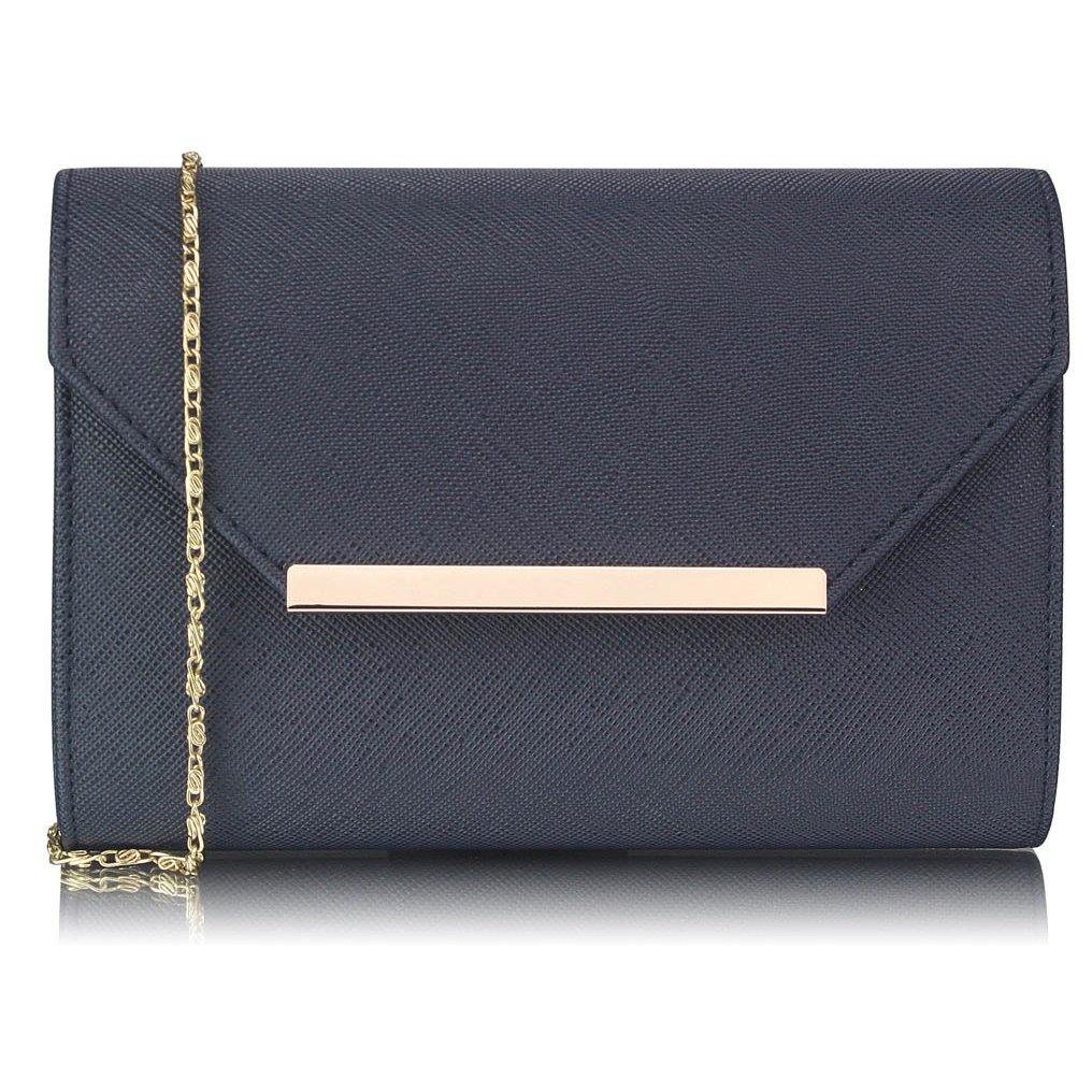 Luxusní tmavě modré psaníčko LS Fashion 0293