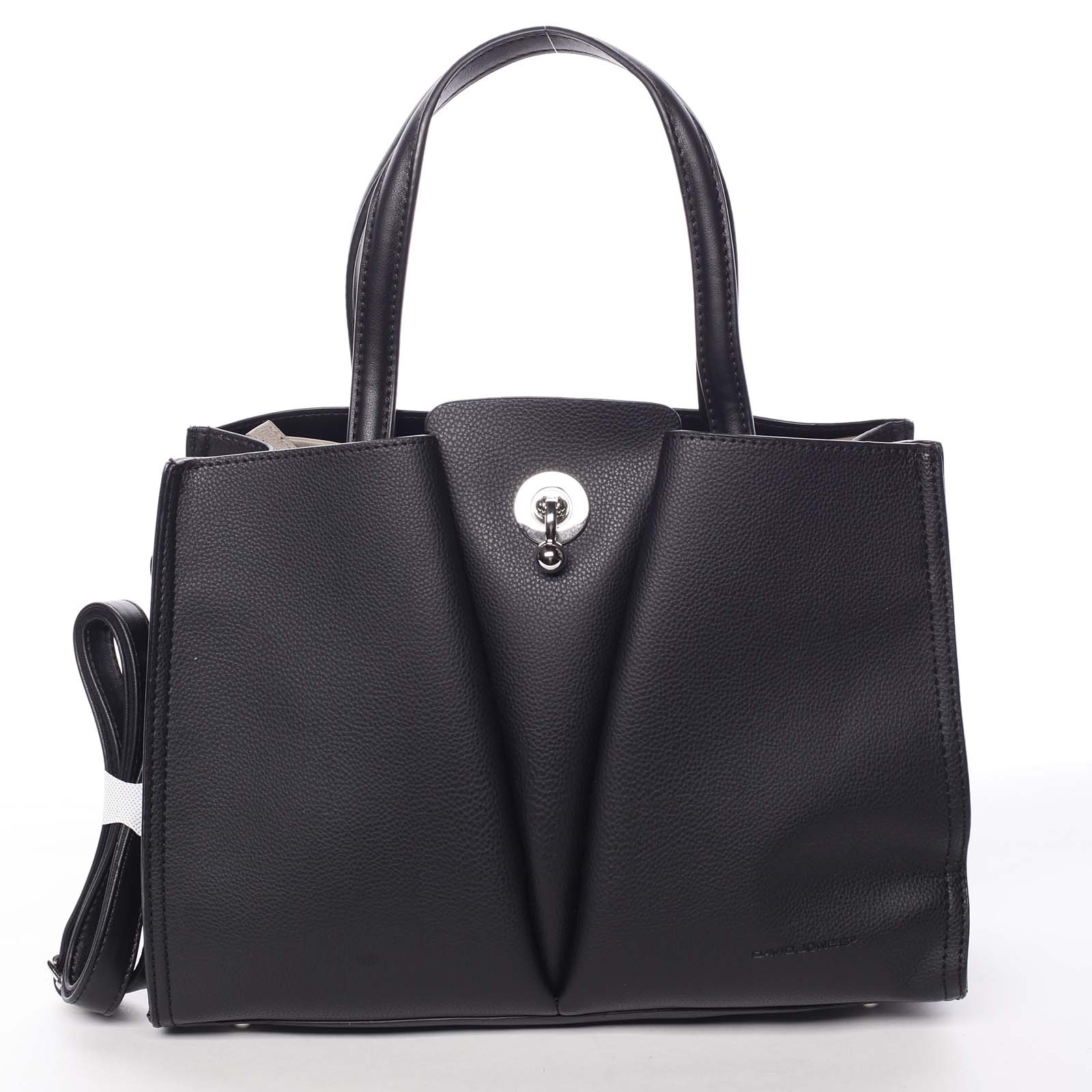 Luxusní dámská černá kabelka do ruky - David Jones Aedon