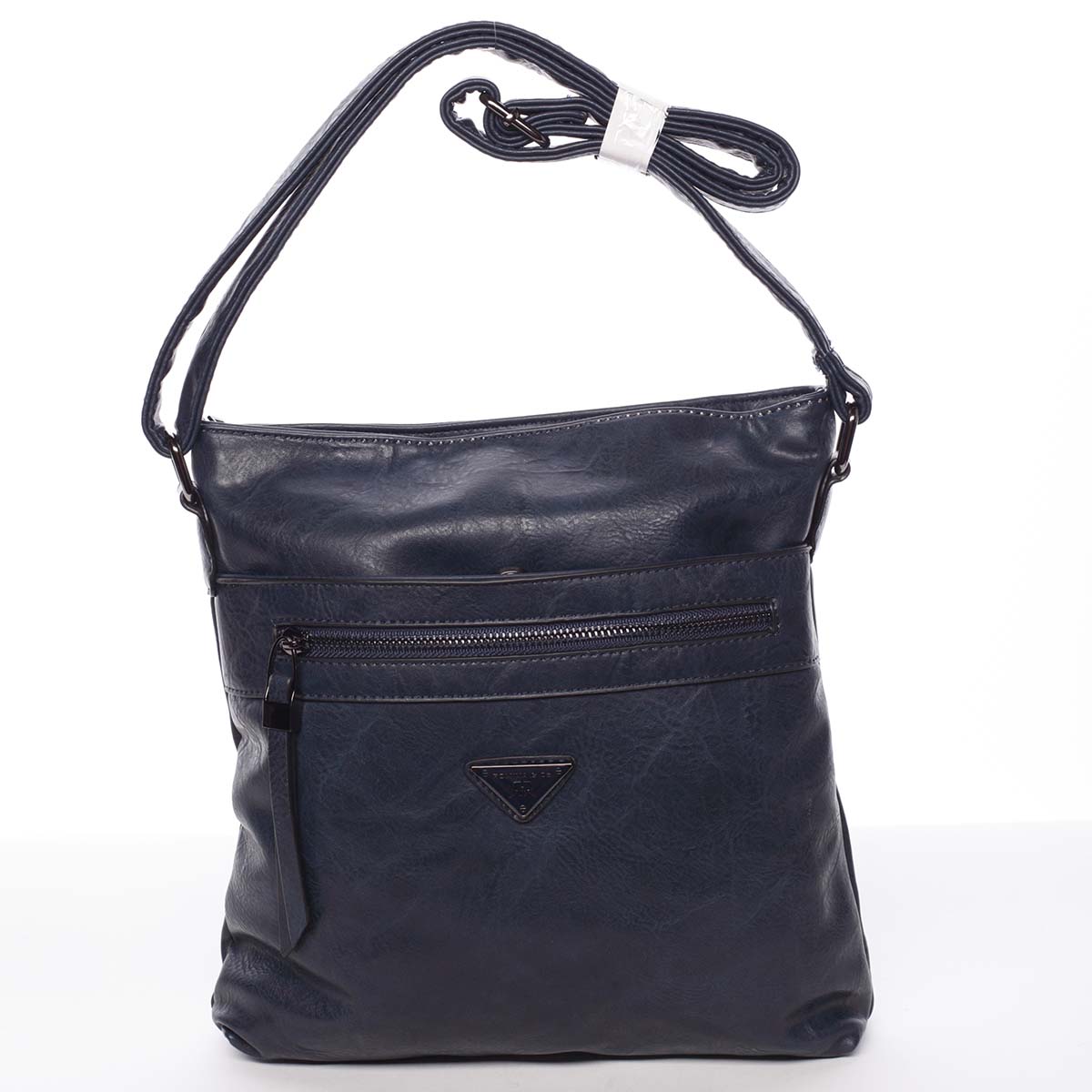 Trendy měkká crossbody kabelka modrá - Delami Devyn