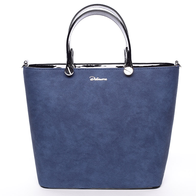 Luxusní modrá dámská kabelka - Delami Chantal