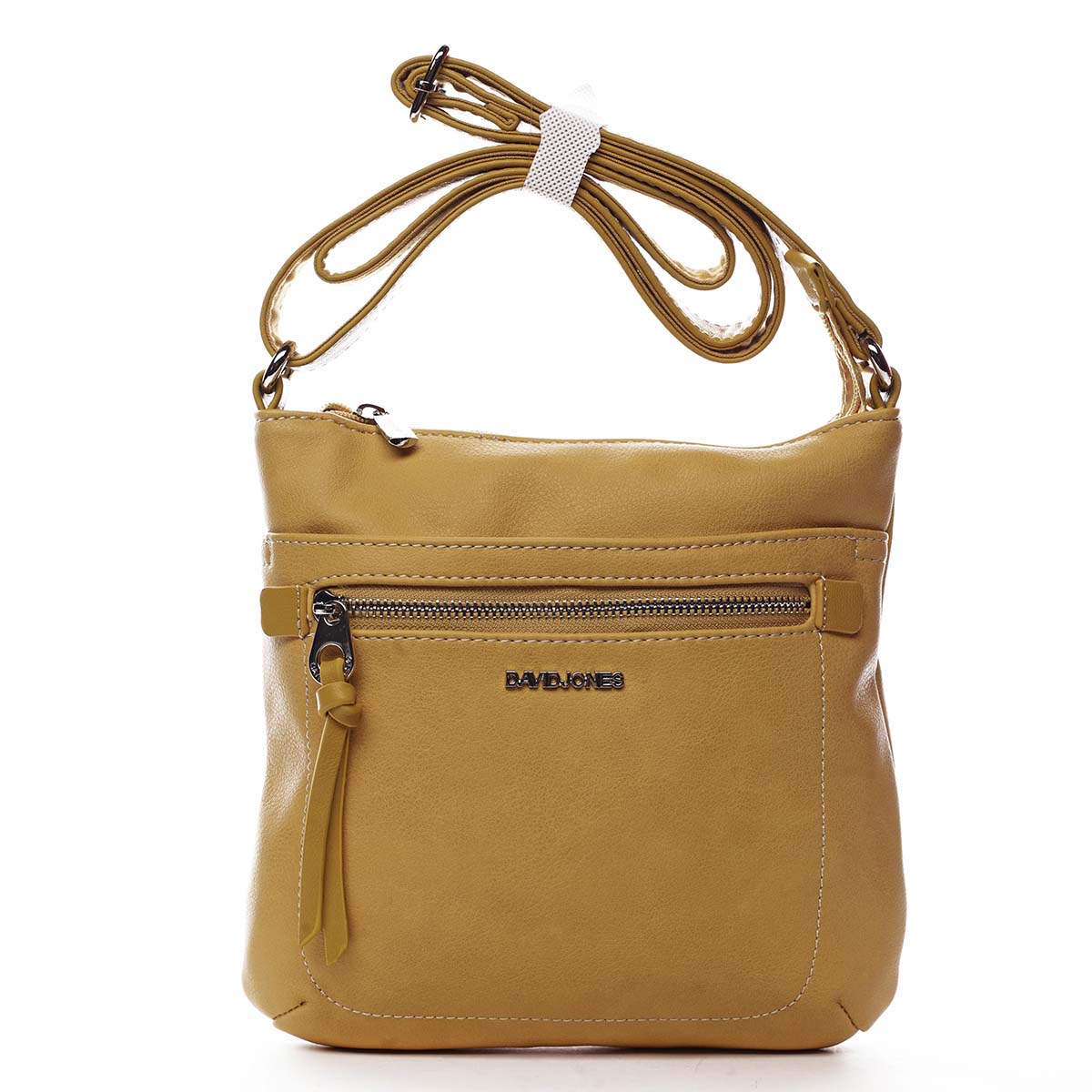 Dámská crossbody kabelka žlutá - David Jones Eayni