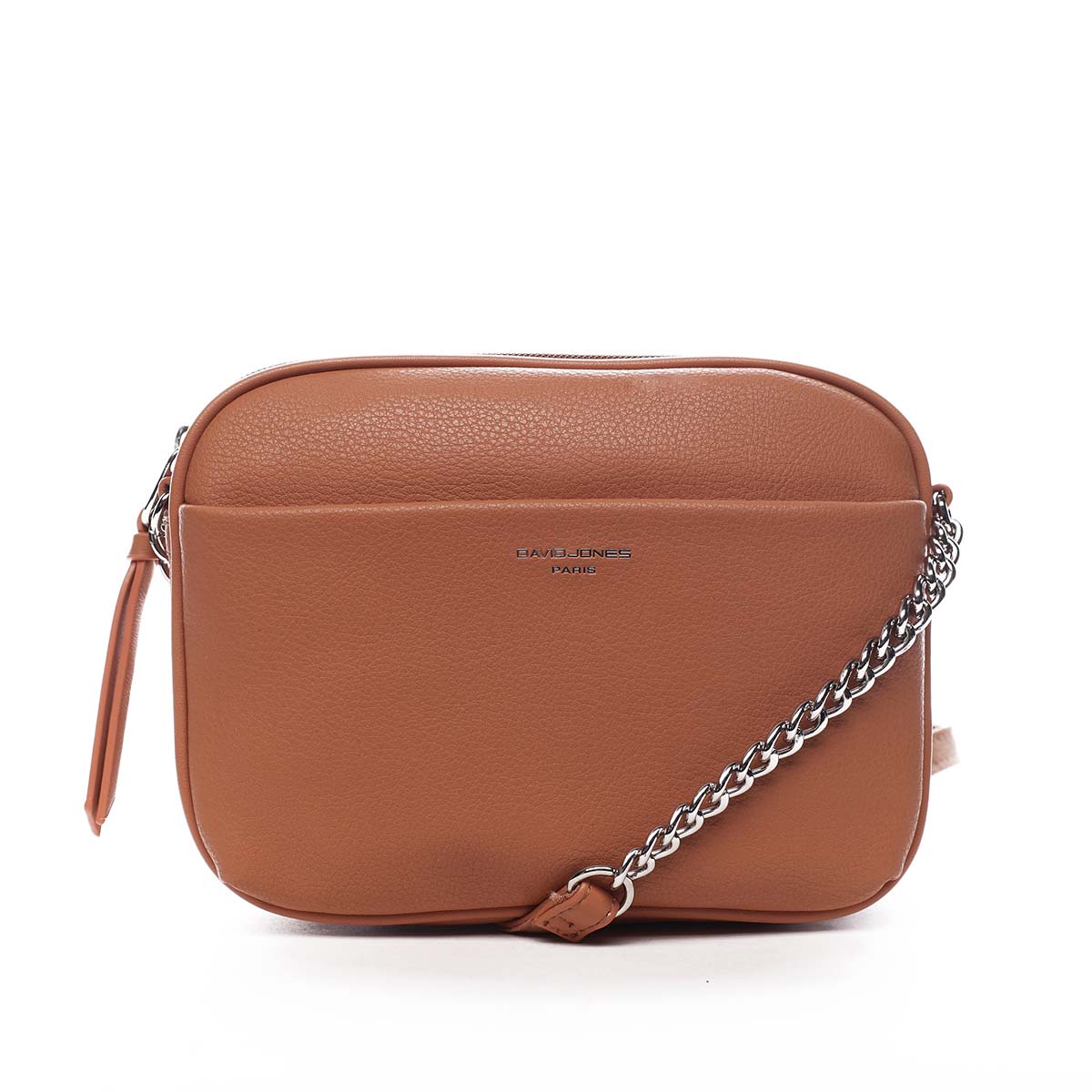 Dámská crossbody kabelka lososově růžová - David Jones Berivan Two