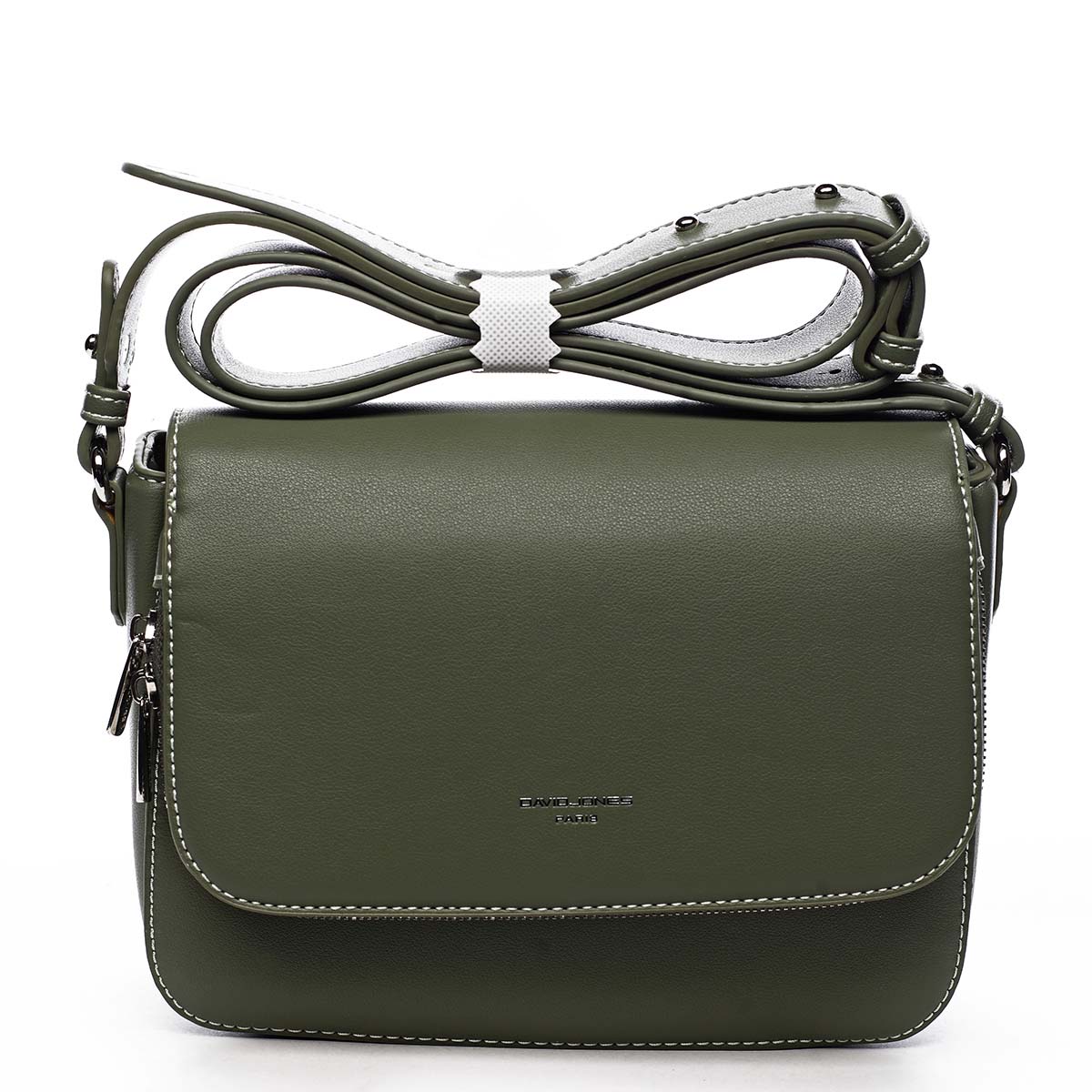 Dámská crossbody kabelka bledě zelená - David Jones Yamira