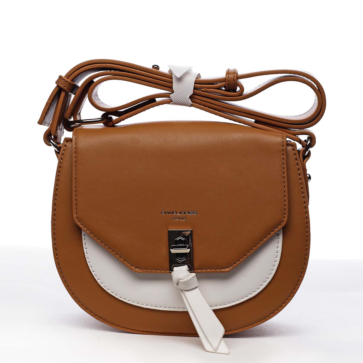 Dámská crossbody kabelka koňaková - David Jones Rapida