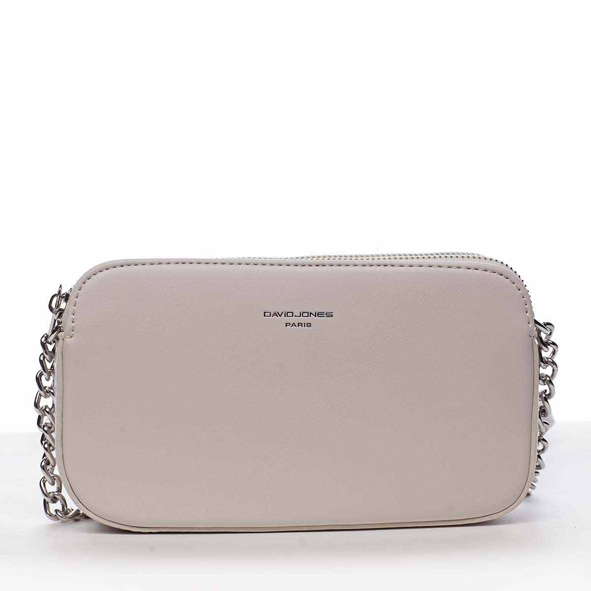 Malá dámská crossbody kabelka krémově bílá - David Jones Lily