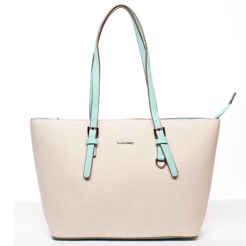 Dámská mentolová kabelka - David Jones Barbara