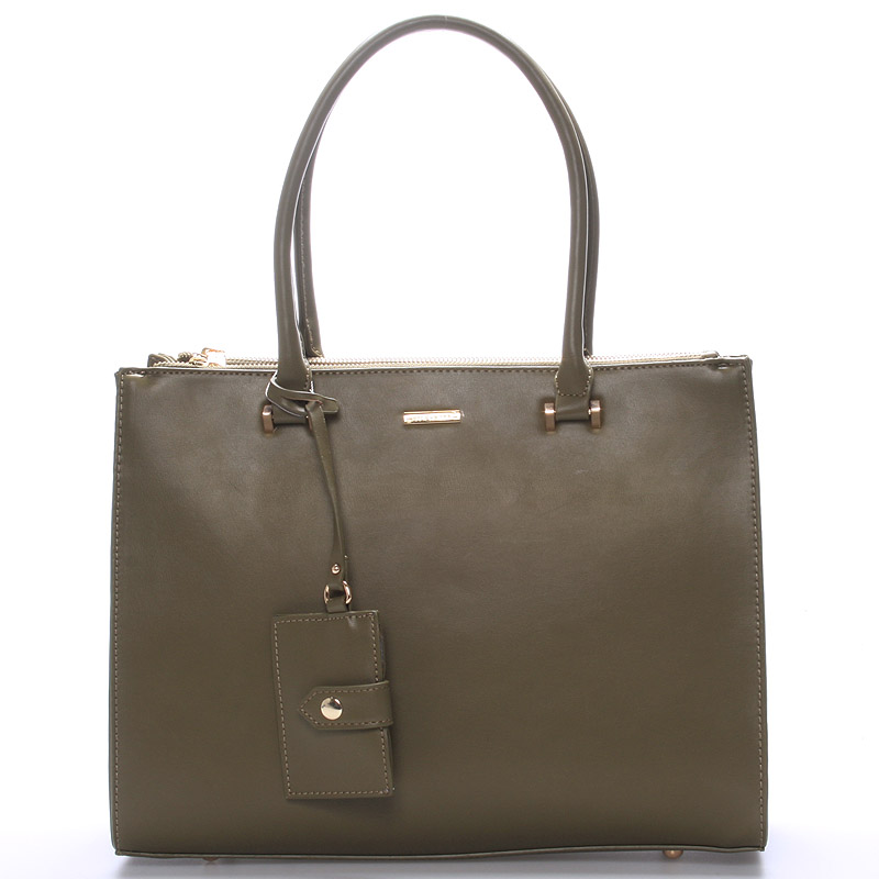 Luxusní dámská kabelka khaki - David Jones Nevada