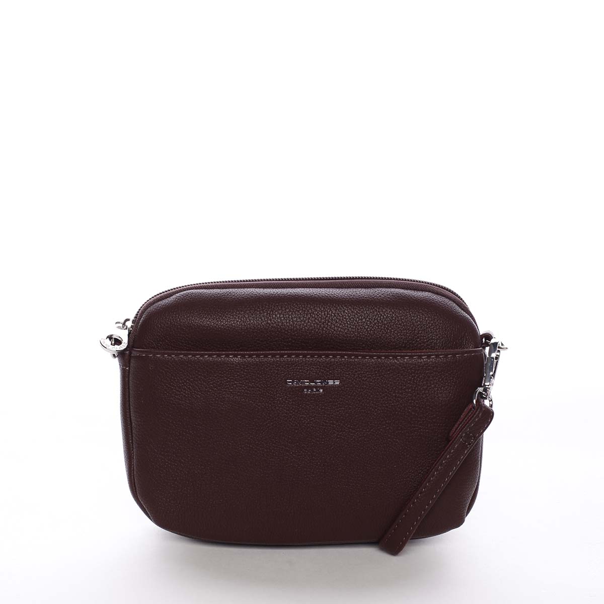 Malá dámská crossbody kabelka tmavě fialová - David Jones Berivan 