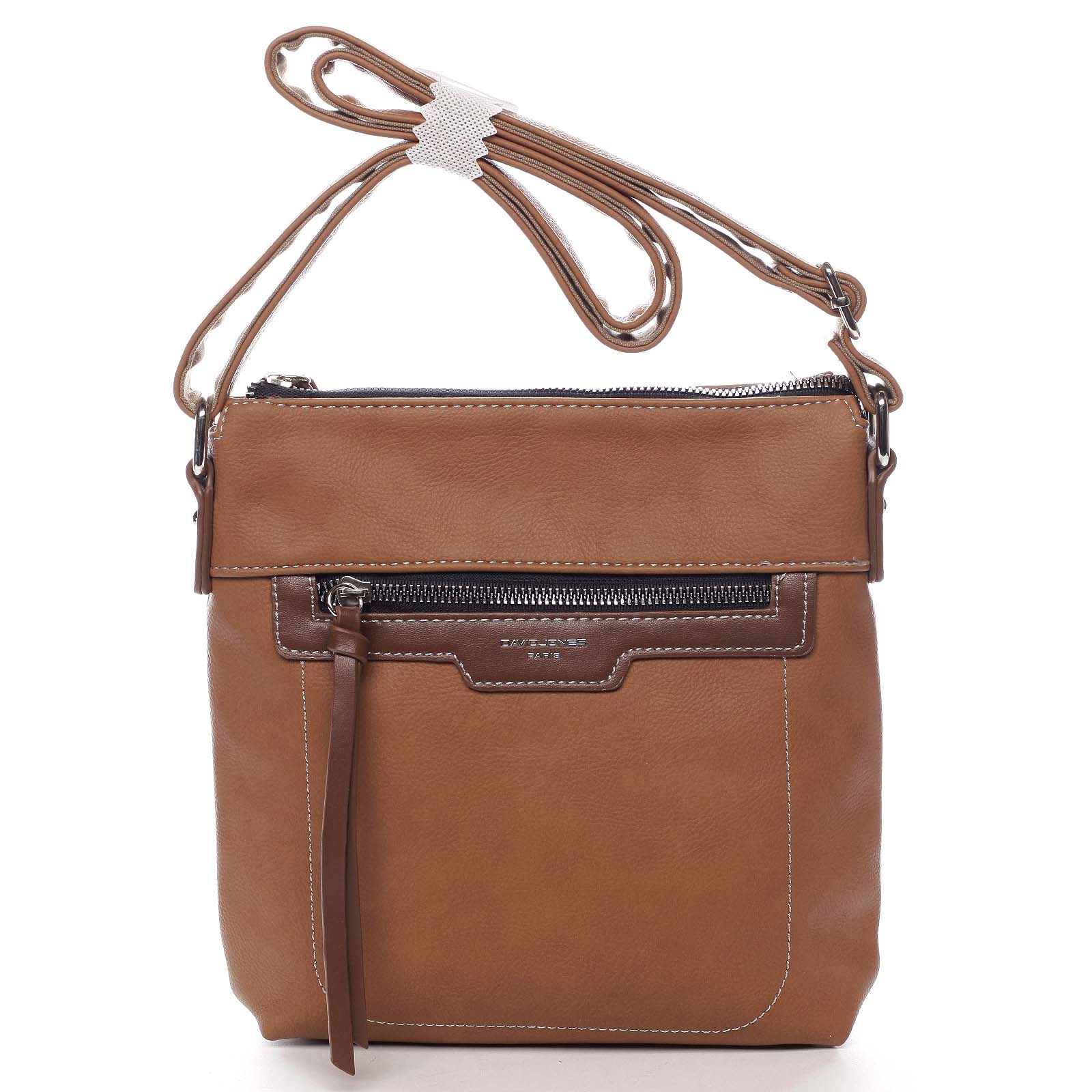 Dámská crossbody kabelka koňaková - David Jones Rhona 