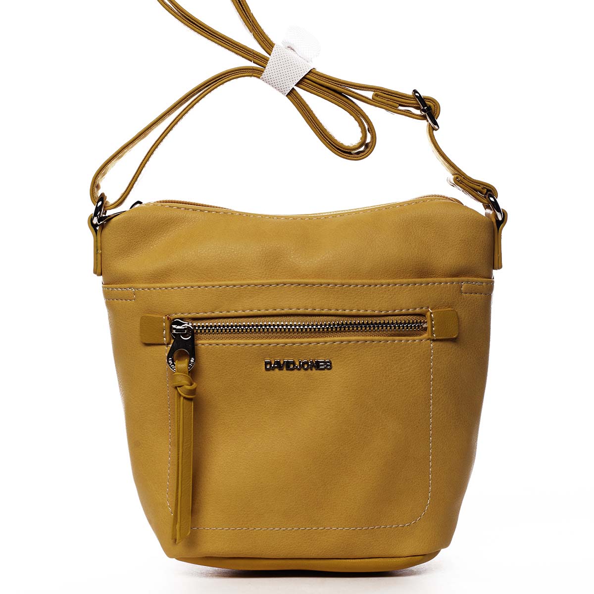 Dámská crossbody kabelka žlutá - David Jones Iayne