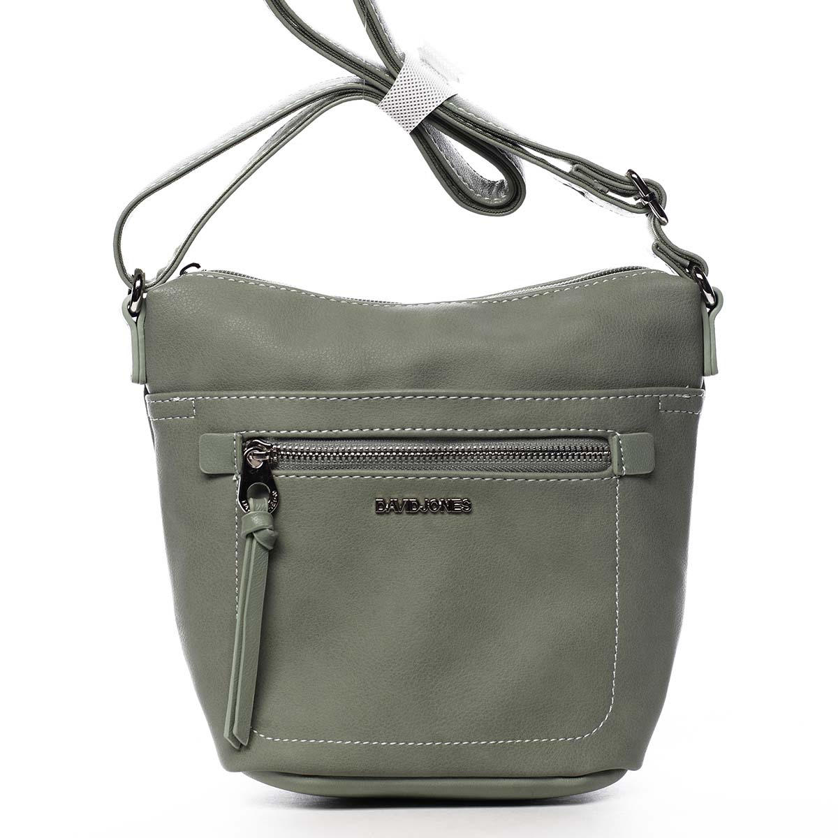 Dámská crossbody kabelka bledě zelená - David Jones Iayne