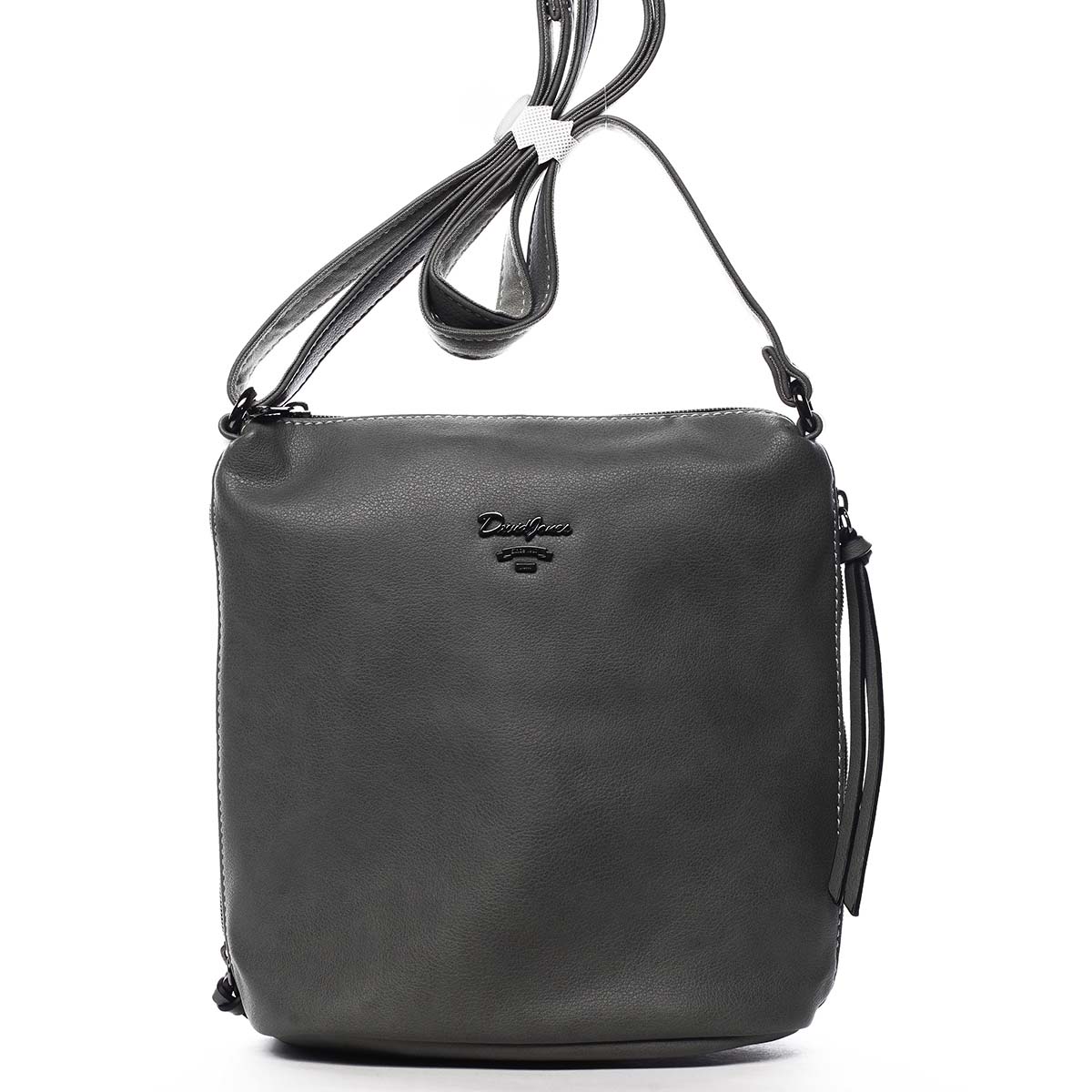 Dámská crossbody kabelka tmavě šedá - David Jones Haley