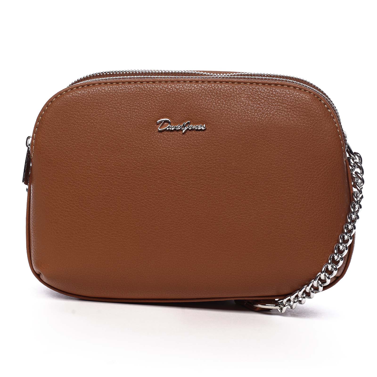 Dámská crossbody kabelka světle hnědá - David Jones Beatriz