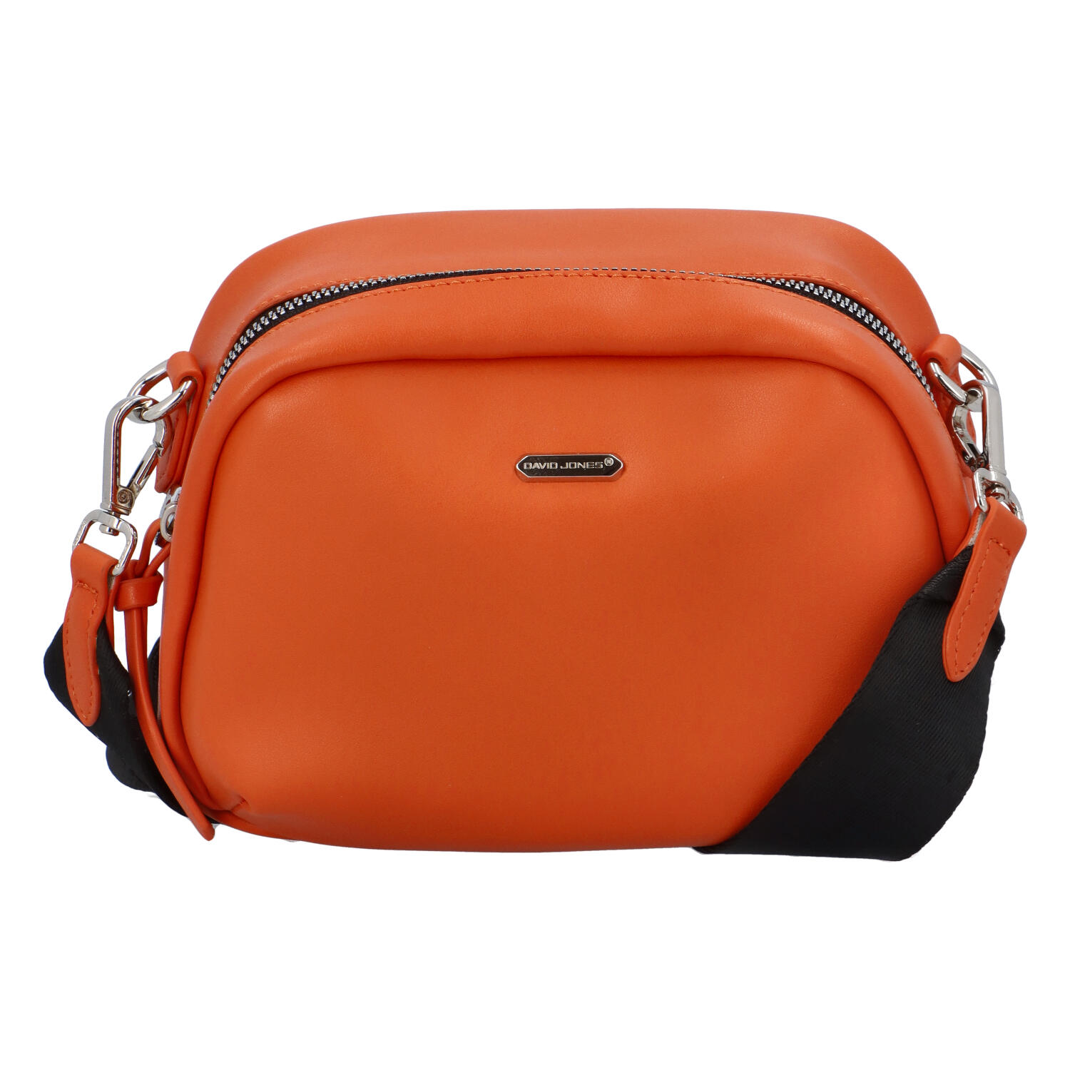 Malá dámská crossbody kabelka oranžová - David Jones Zabi