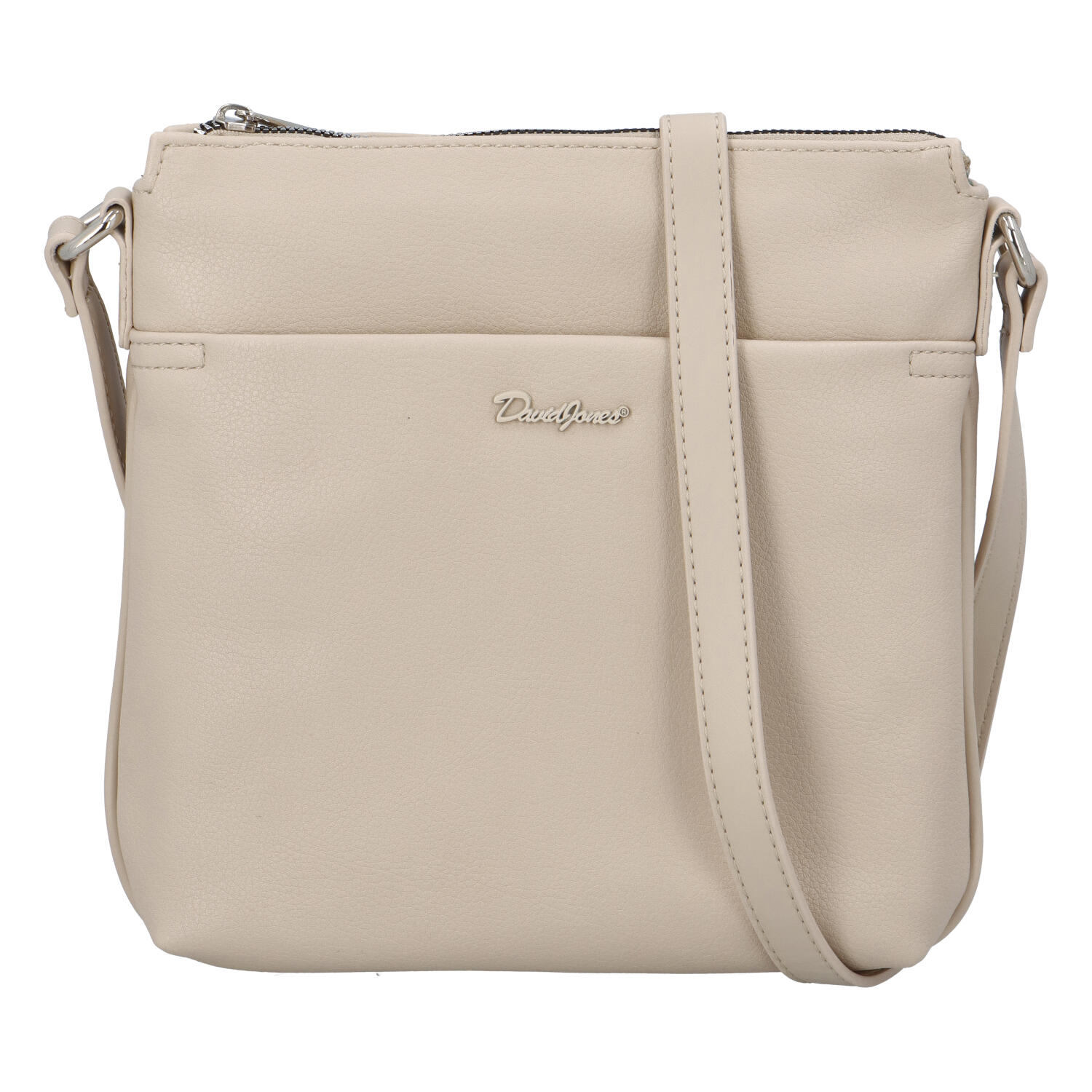 Dámská crossbody kabelka béžová - David Jones Quali