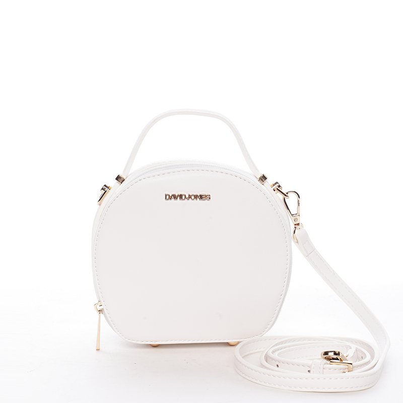 Moderní dámská crossbody kabelka bílá - David Jones Adilene