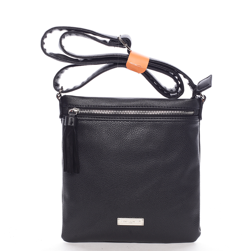 Moderní dámská crossbody kabelka černá - David Jones Azurine