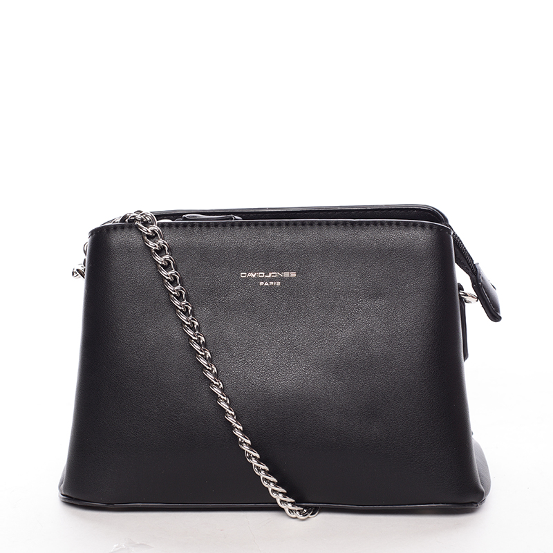 Dámská crossbody kabelka černá - David Jones Deppari