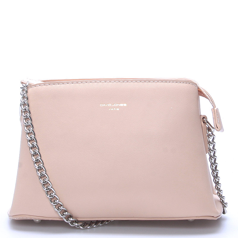 Dámská crossbody kabelka růžová - David Jones Deppari