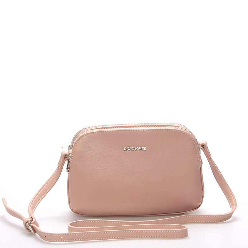 Dámská crossbody kabelka růžová - David Jones Arletta