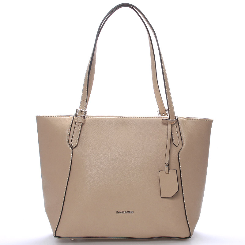 Dámská střední kabelka přes rameno camel - David Jones Bernice