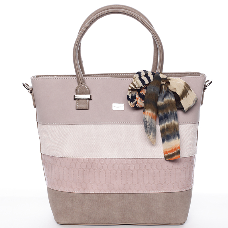 Originální růžová kabelka do ruky - David Jones Madyson