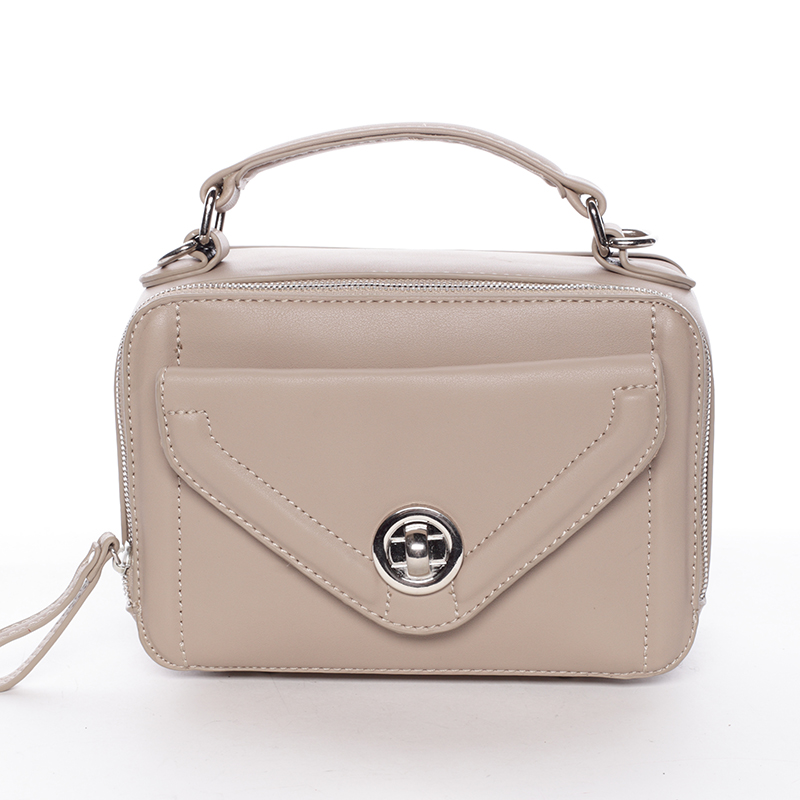 Malá atraktivní camel dámská crossbody kabelka - David Jones Lalita