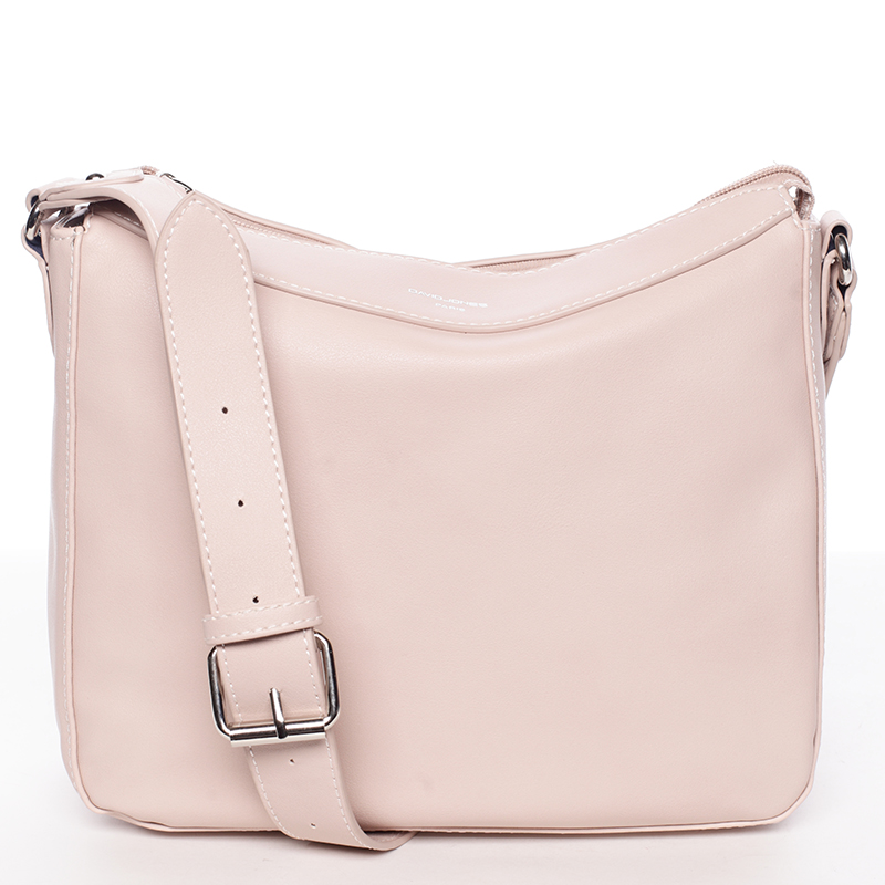 Moderní crossbody kabelka růžová - David Jones Jordyn
