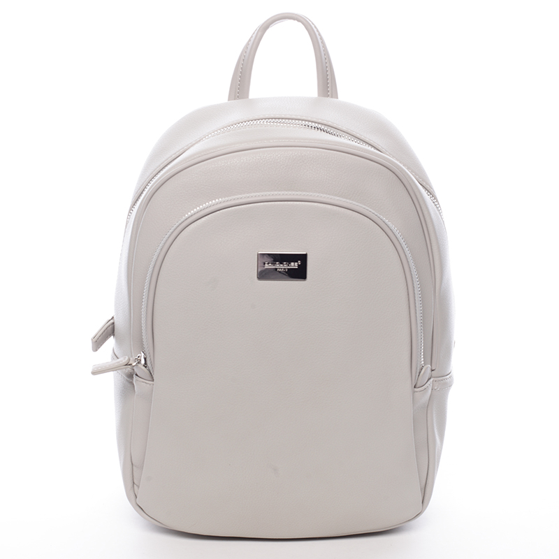 Dámský měkký městský batoh šedý - David Jones Beatrice