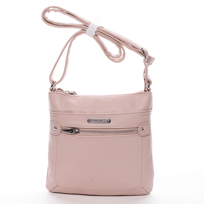 Dámská crossbody kabelka růžová - David Jones Diannah