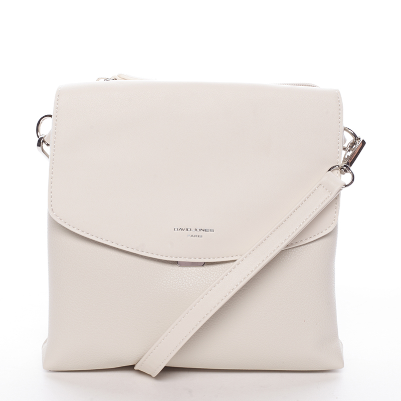 Dámská crossbody kabelka béžová - David Jones Arakna