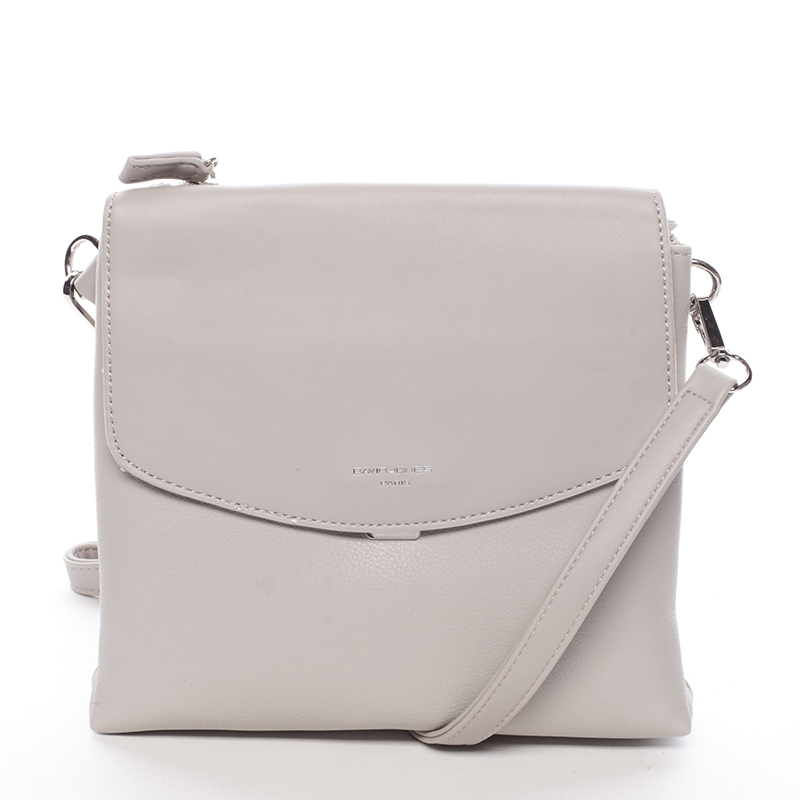 Dámská crossbody kabelka světle šedá - David Jones Arakna