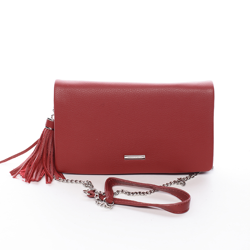 Elegantní dámské crossbody psaníčko červené - David Jones Laodamia