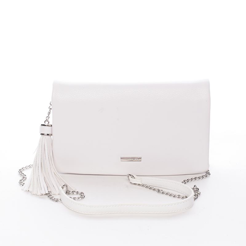 Elegantní dámské crossbody psaníčko bílé - David Jones Laodamia