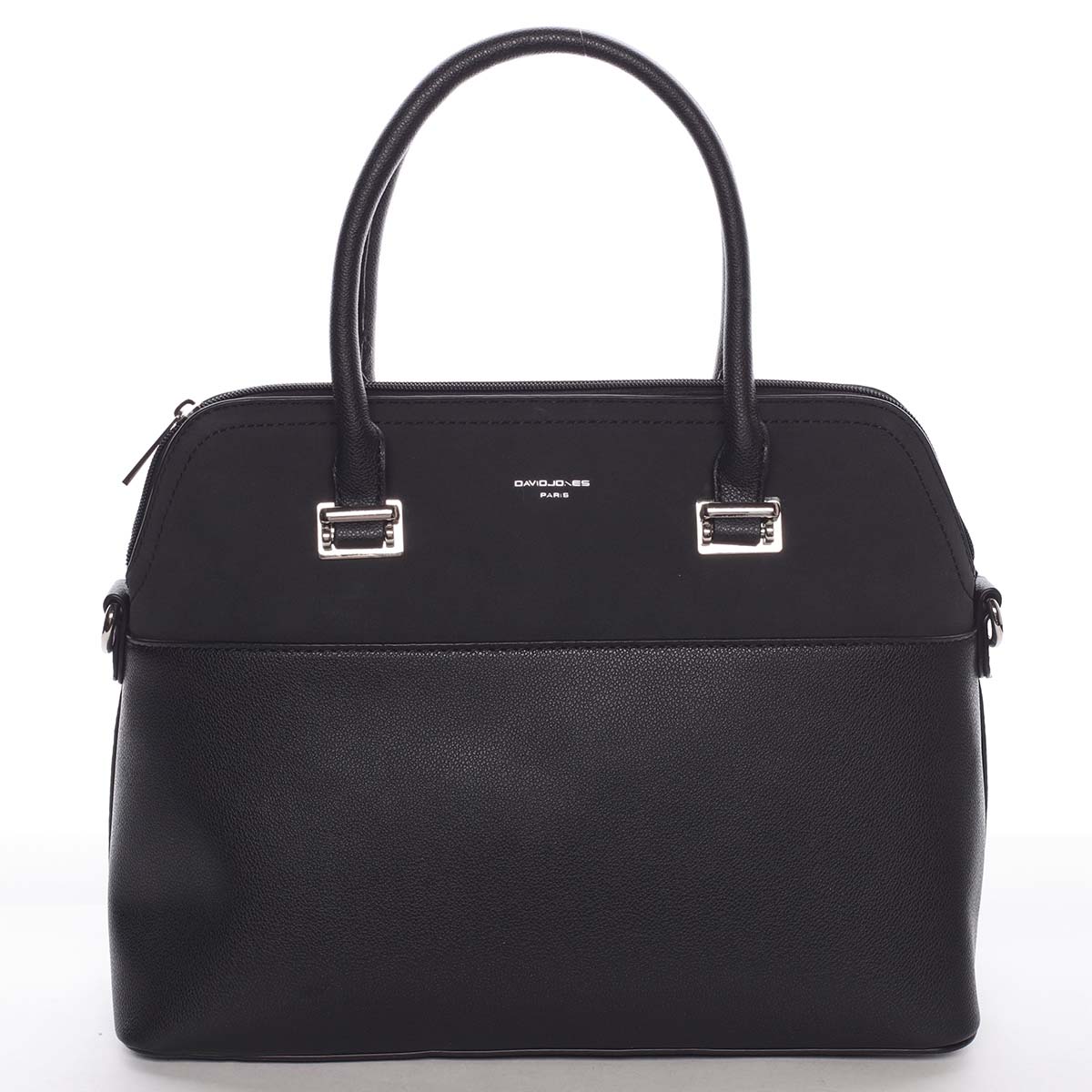 Větší dámská elegantní a módní černá kabelka - David Jones Angie