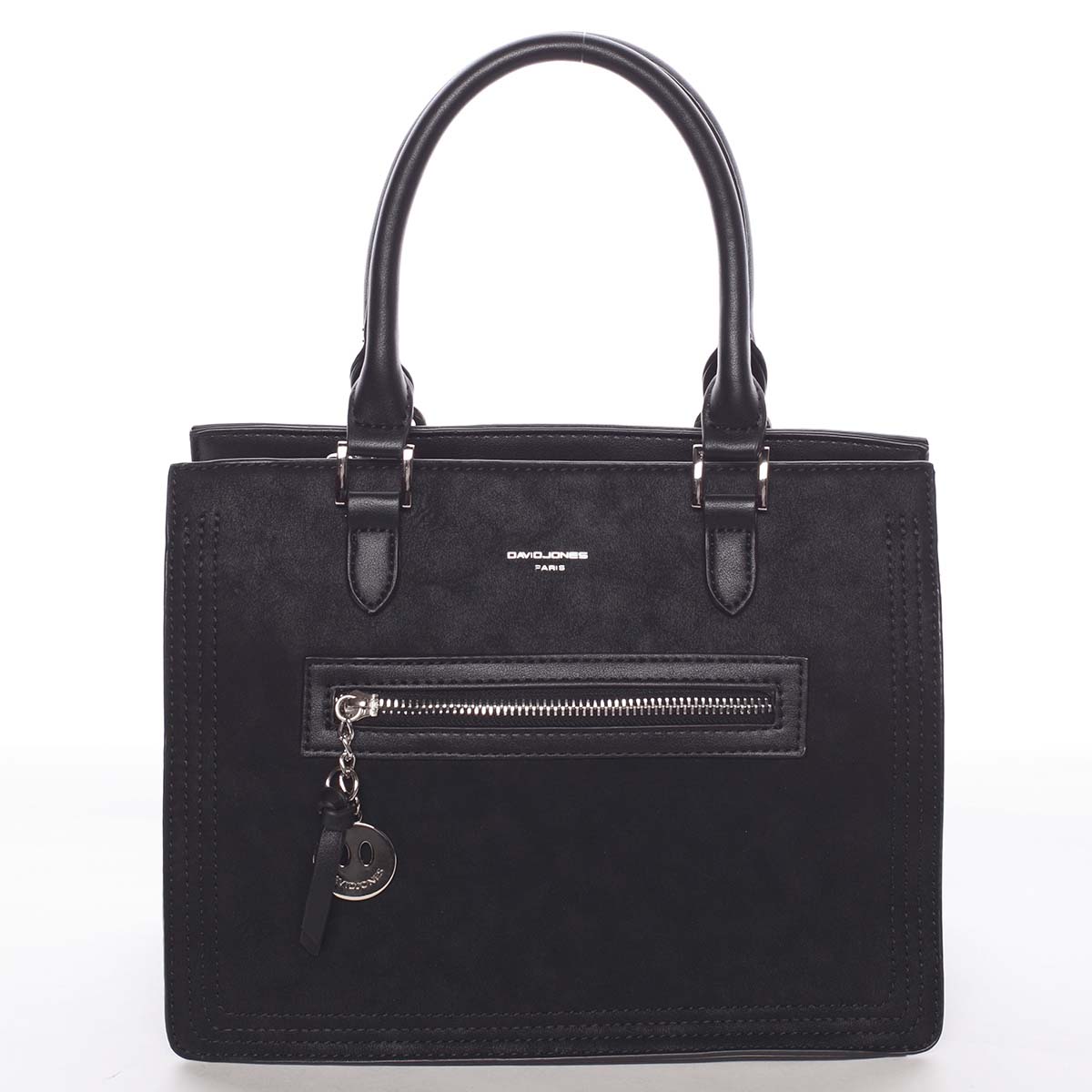 Jemná a elegantní dámská černá kabelka do ruky - David Jones Eliana