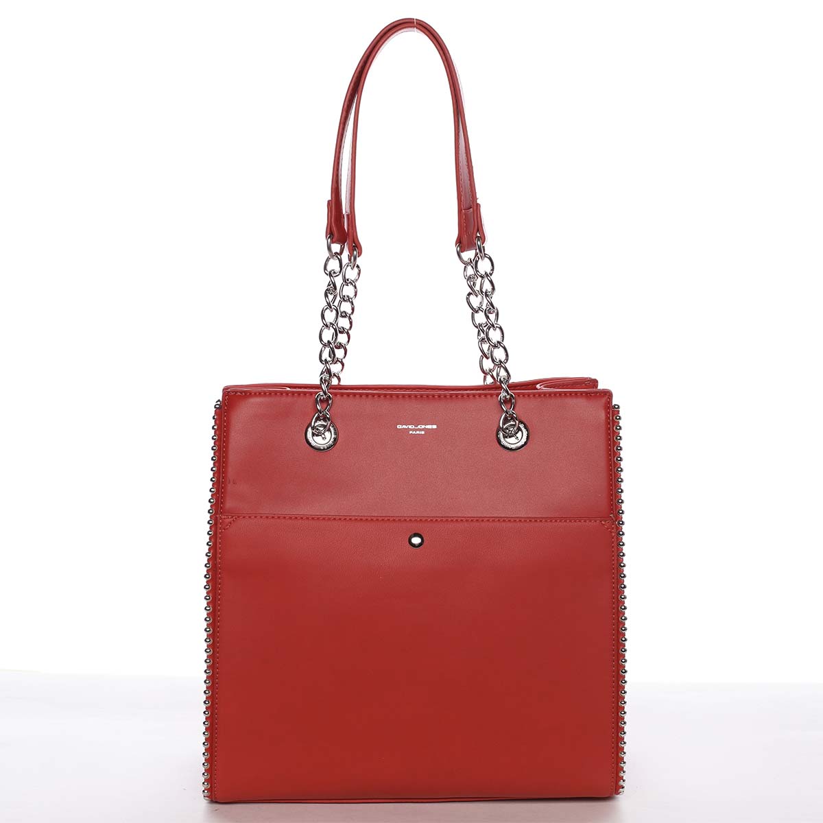 Luxusní a originální dámská červená kabelka přes rameno - David Jones Mishel