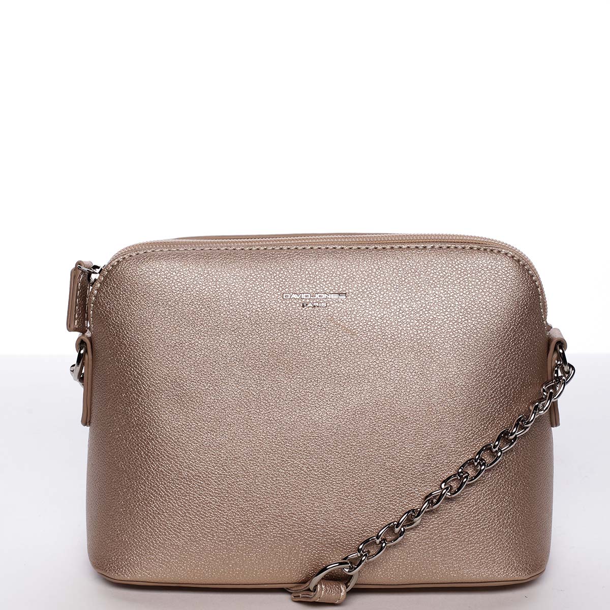 Osobitá a elegantní dámská zlatá crossbody kabelka - David Jones Milagros