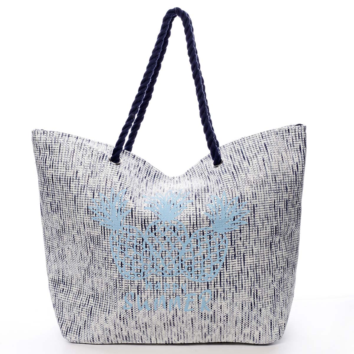 Modrá unikátní plážová taška - Delami Happy