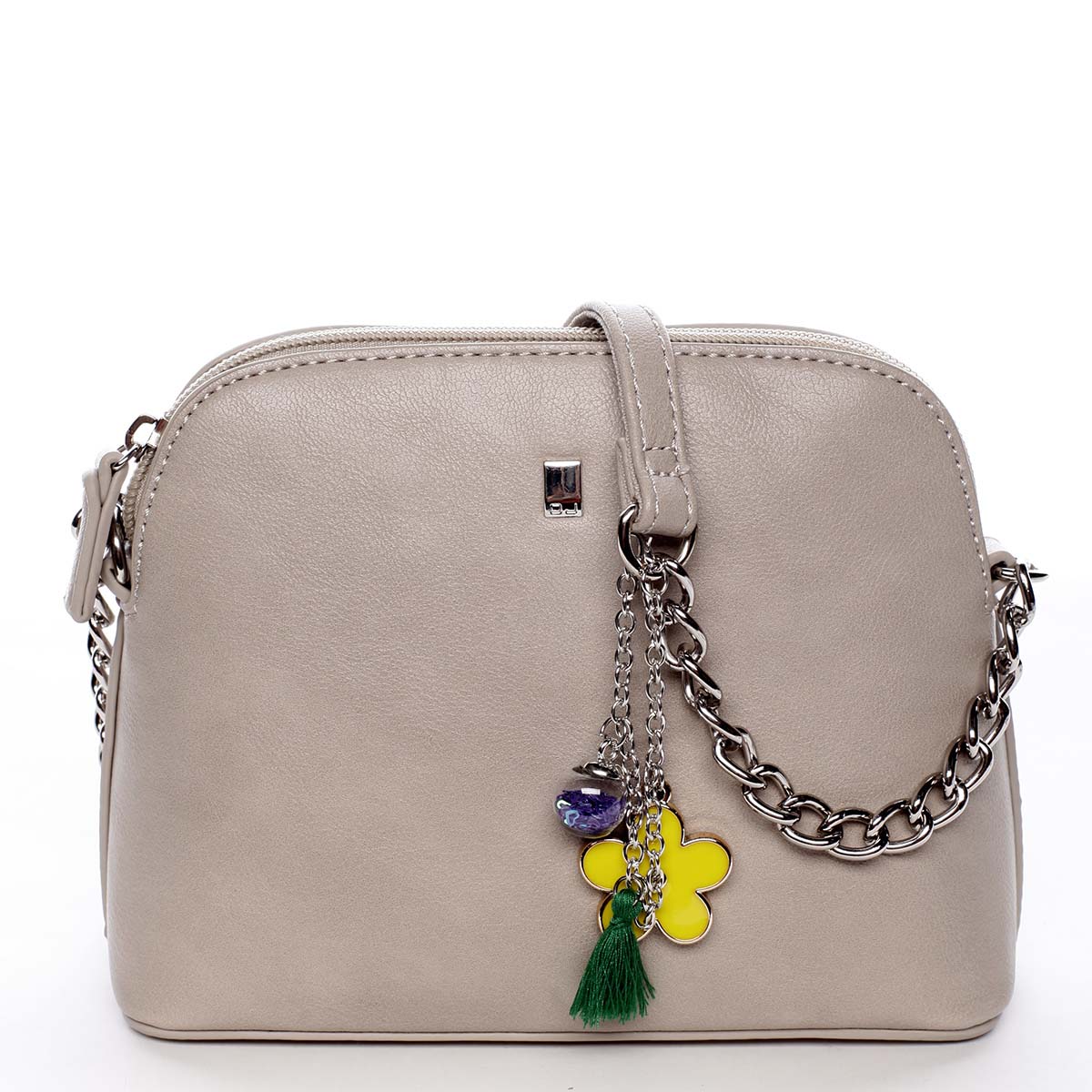 Malá elegantní crossbody kabelka světlá camel - David Jones Trina