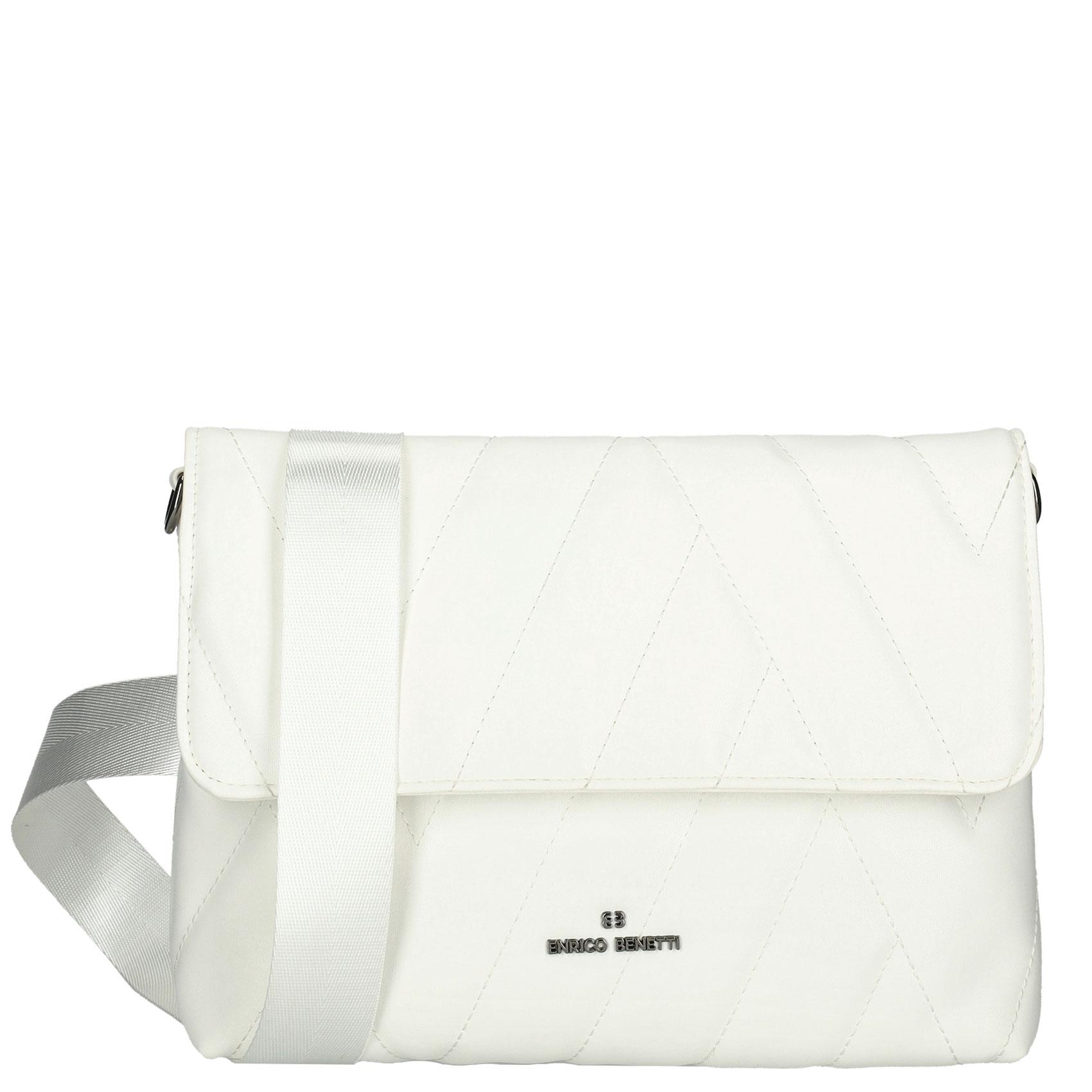 Dámská crossbody kabelka bílá - Enrico Benetti Jessi