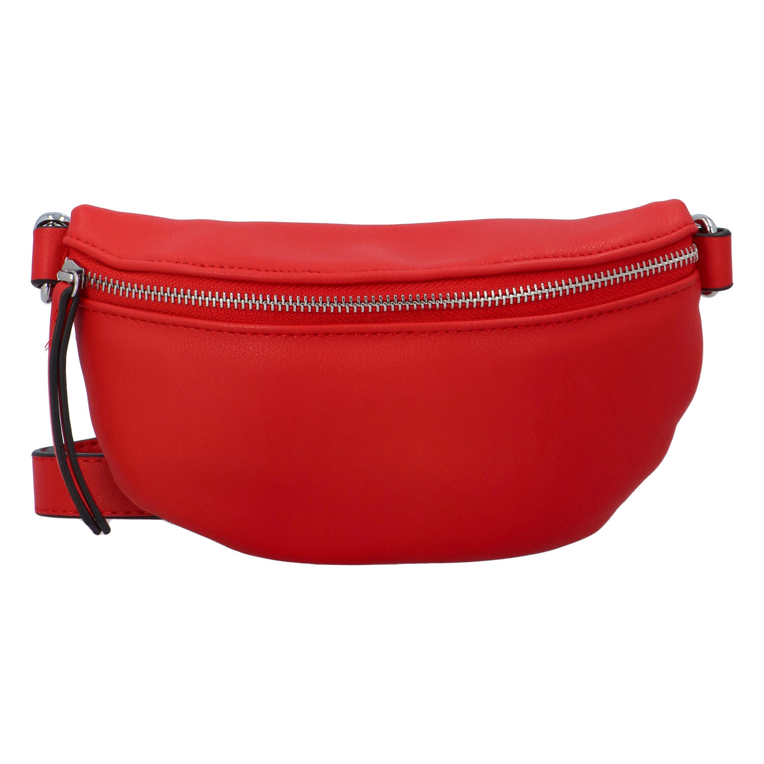 Dámská crossbody ledvinka červená - Paolo Bags Stanley