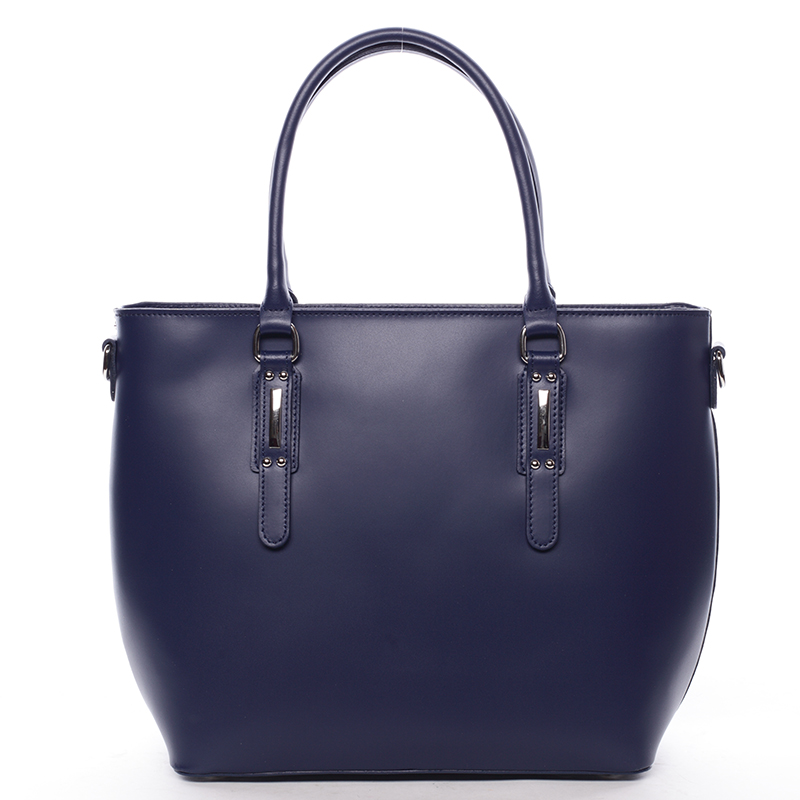 Dámská kožená kabelka modrá - ItalY Laci