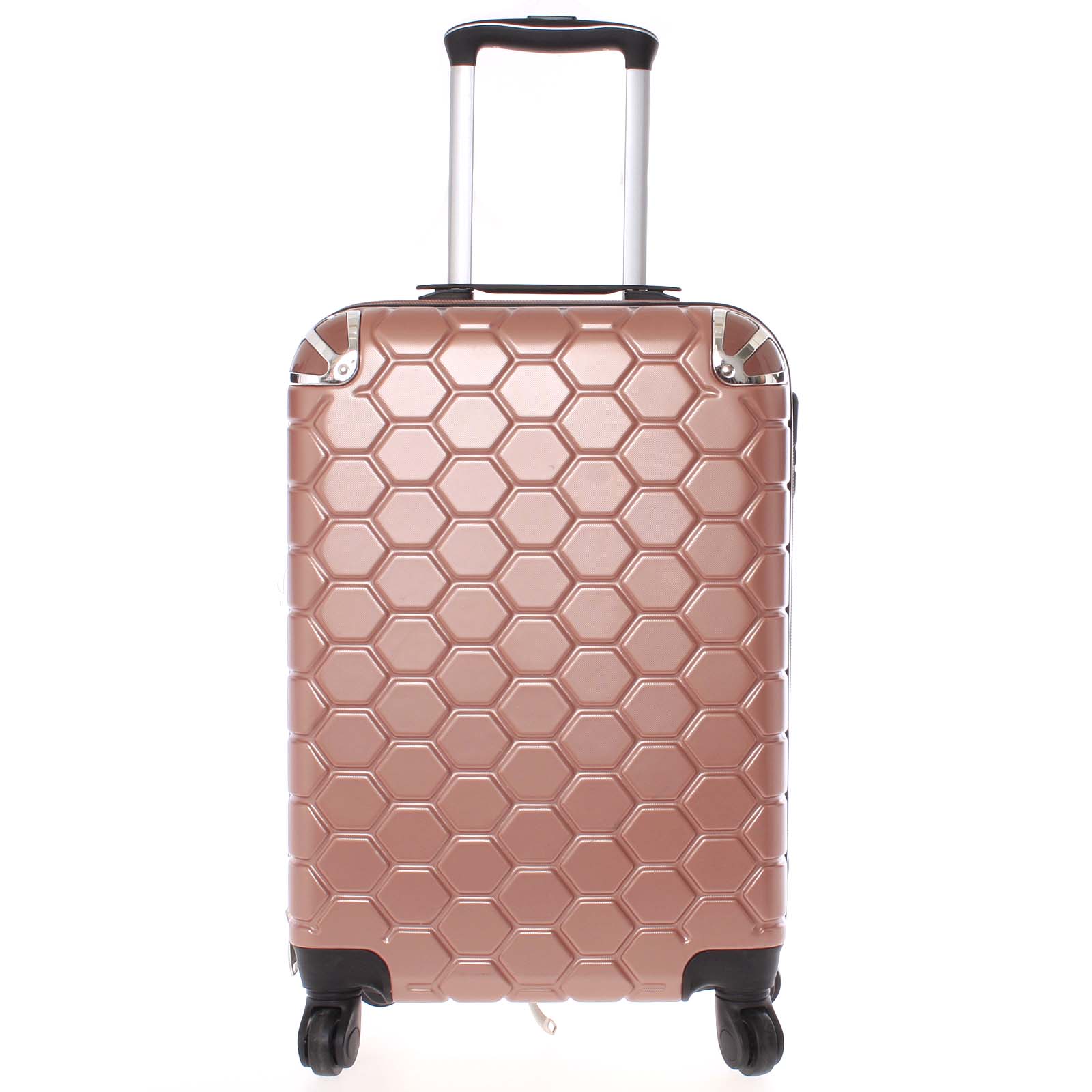 Růžový cestovní kufr pevný - Ormi Hive L