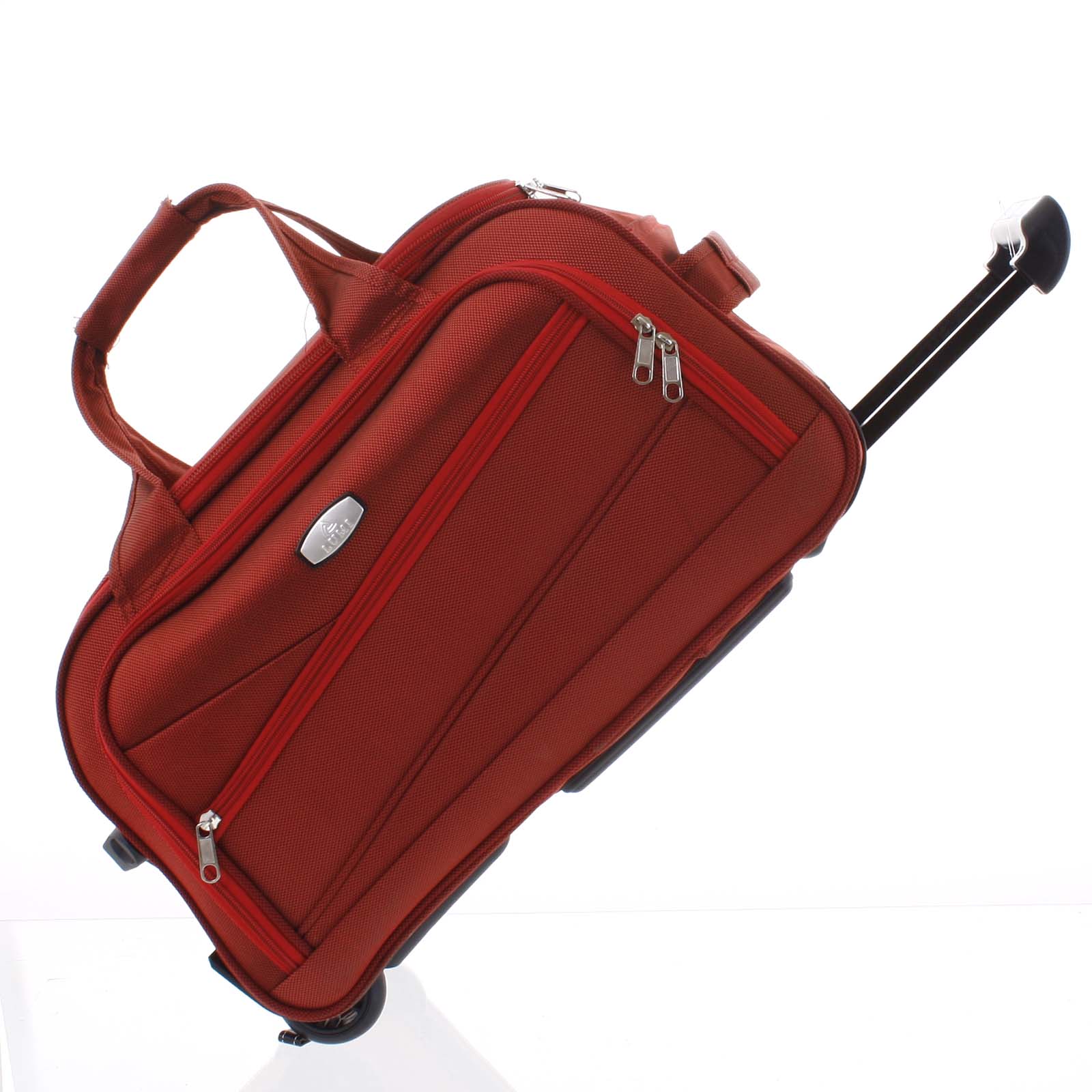 Tmavě červená cestovní taška na kolečkách - Lumi Sakk L
