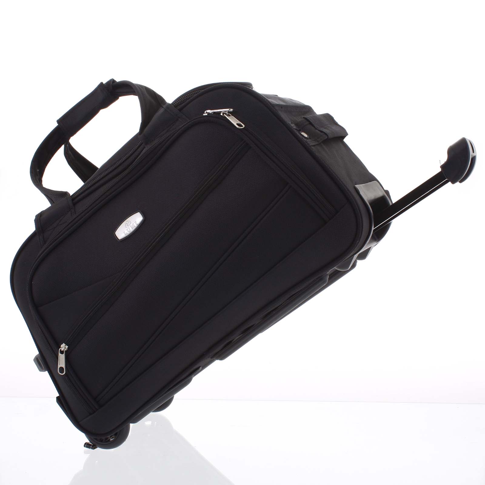 Černá cestovní taška na kolečkách - Lumi Sakk M