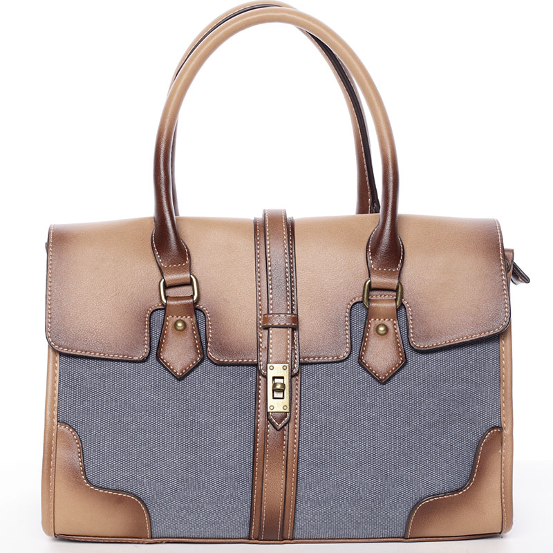Trendy dámská kabelka do ruky modrá - MARIA C Delmare