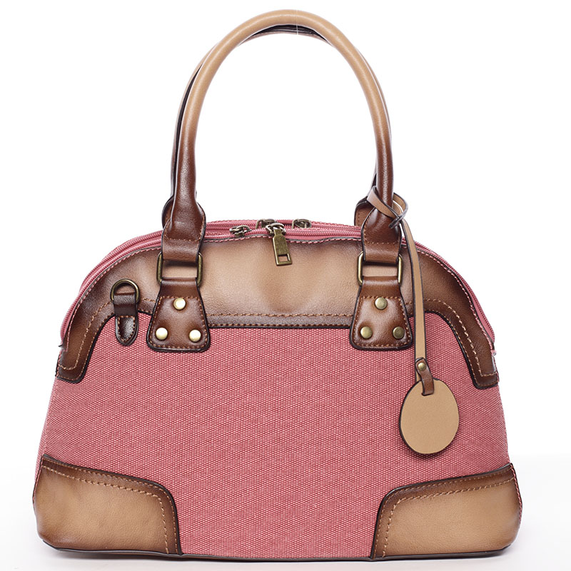 Retro dámská kabelka do ruky červená - MARIA C Honore