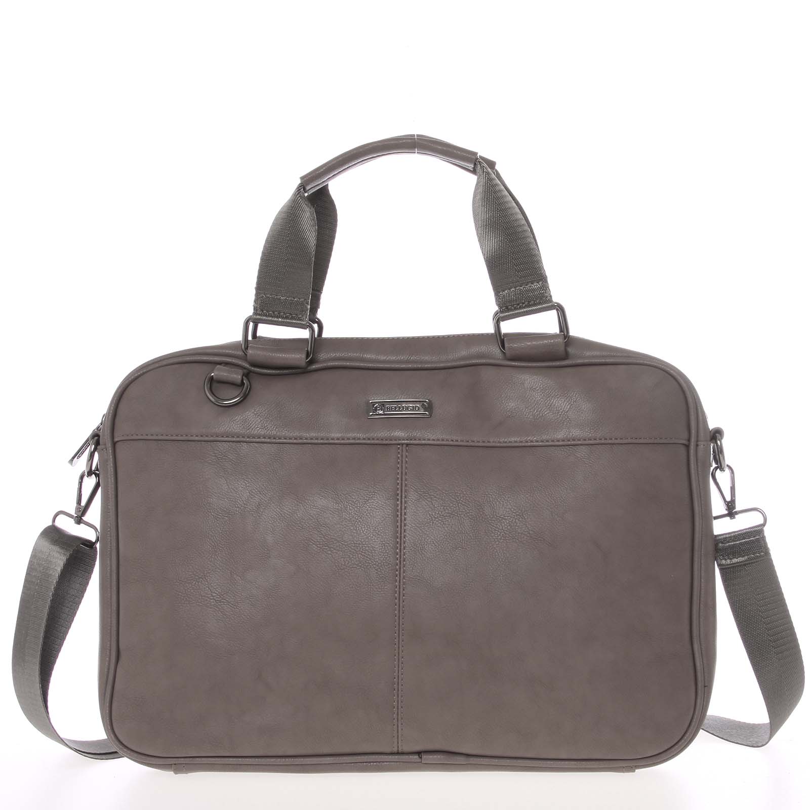 Měkká taška na spisy a notebook tmavá taupe - Bellugio Maris