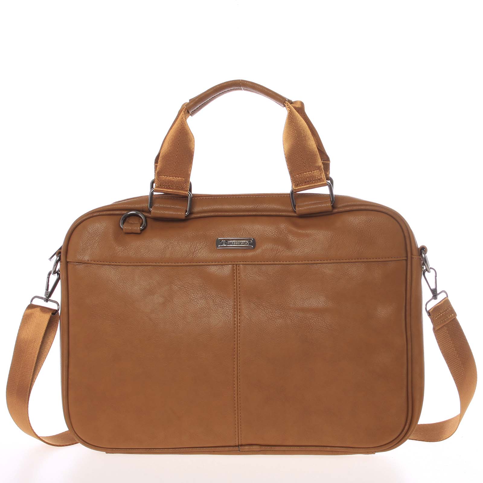 Měkká taška na spisy a notebook hnědá - Bellugio Maris